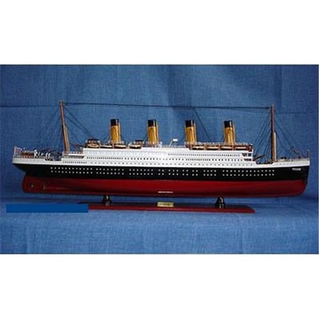 Old Modern Handicrafts Old Modern Handicrafts C013 Titanic Painted S Model Boat C013